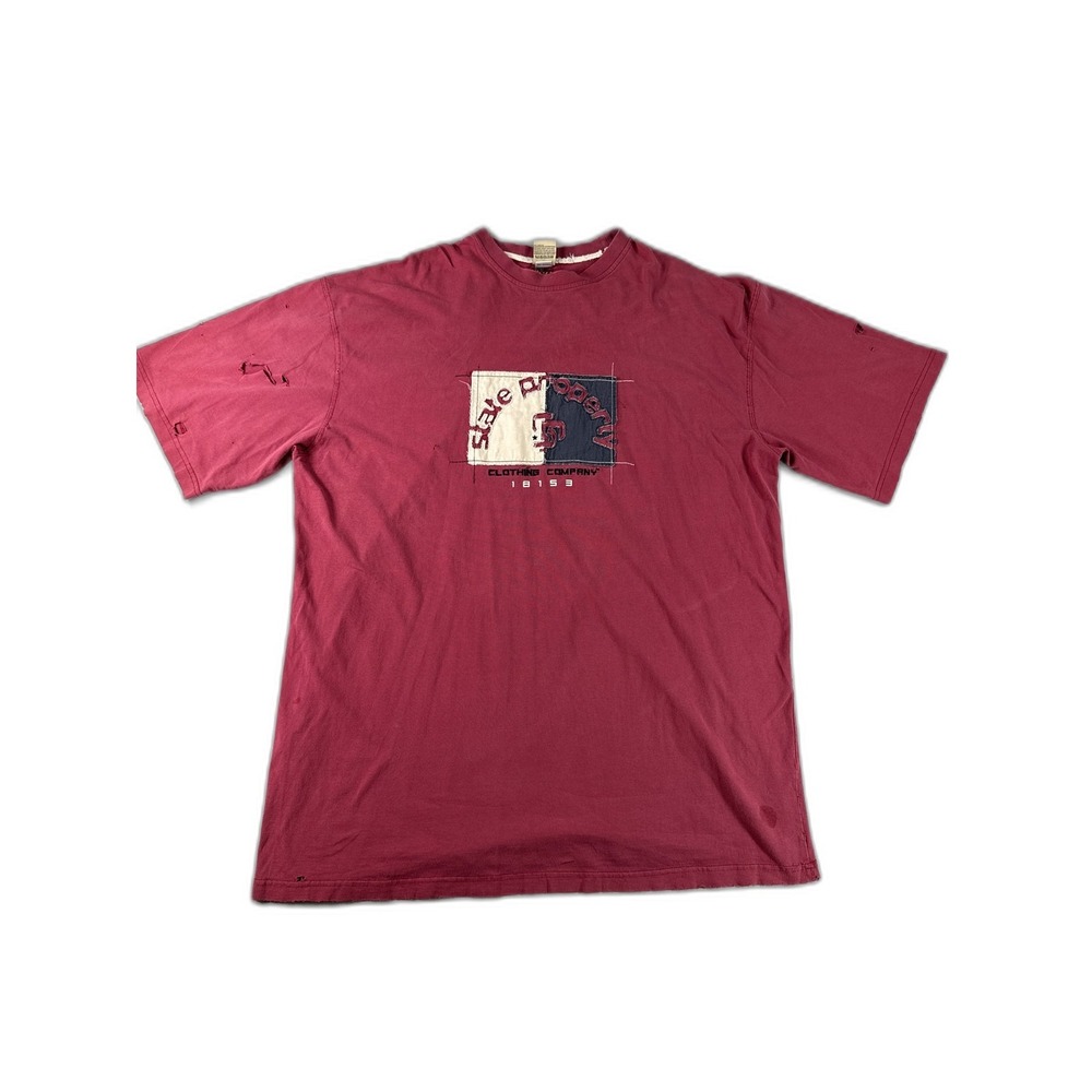 Rocawear‎ Save Property Vintage Graphic Tee 3X Red 100% Cotton Short Sleeve